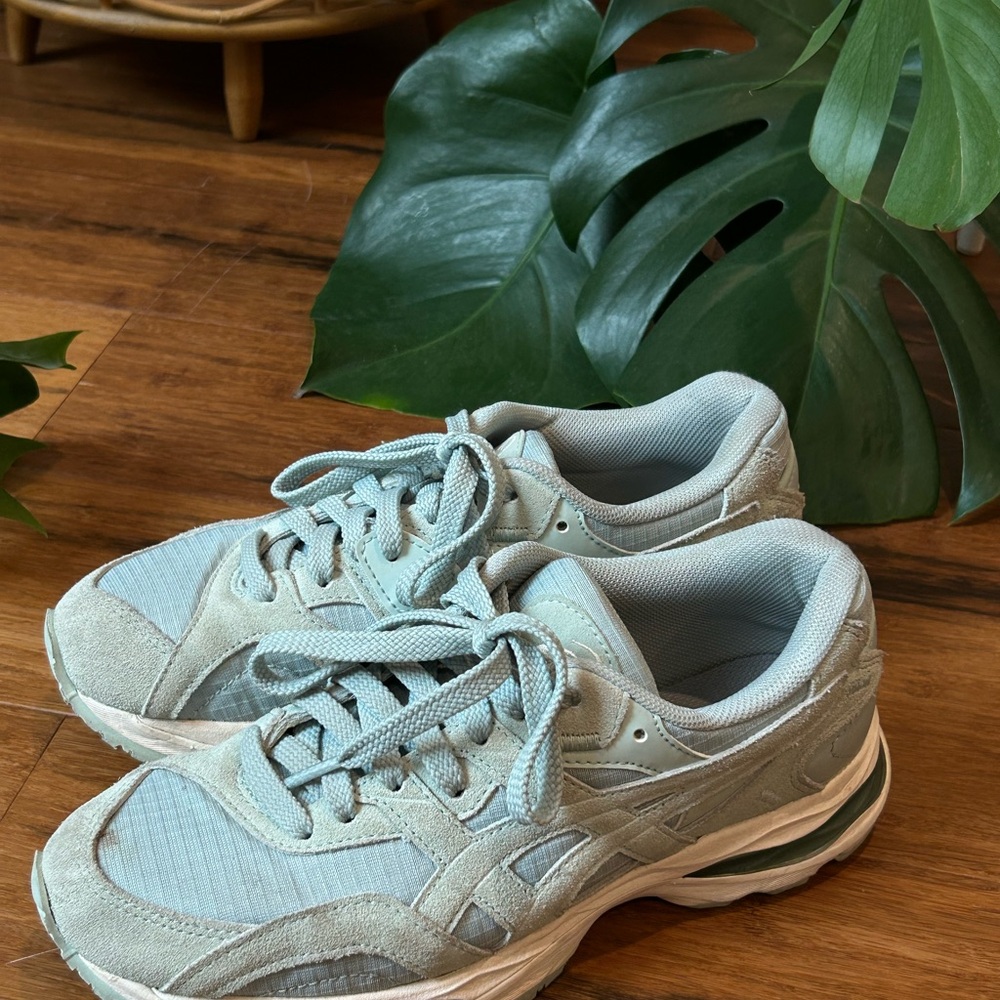 Women's Light Blue Asics Sneakers